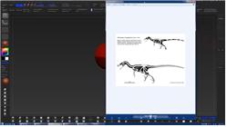 증강현실 공룡책 제작과정 – 3차 지스페어 공룡베이스 모델링 만들기
